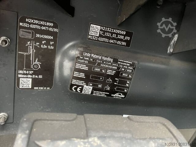 Treibgasstapler Linde H16T-01