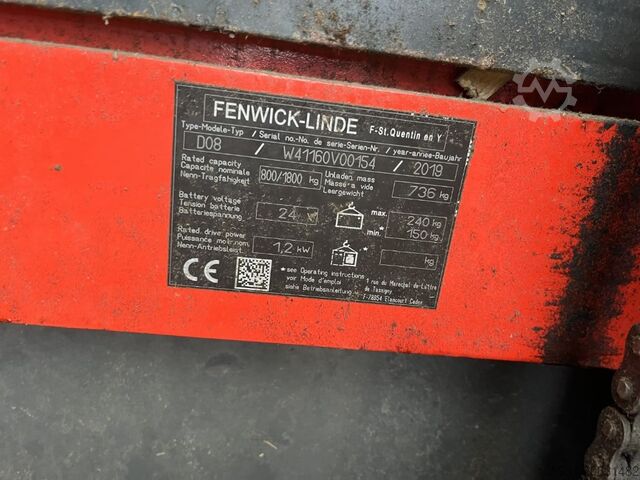 Deichselstapler Linde D08