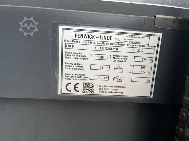 Deichselstapler Linde L10B