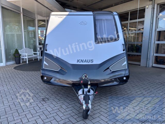 Wohnwagen KNAUS Sport & Fun 480 QL Black Sel. + Motorrrad-Rampe