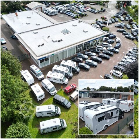 Wohnwagen KNAUS Sport & Fun 480 QL Black Sel. + Motorrrad-Rampe
