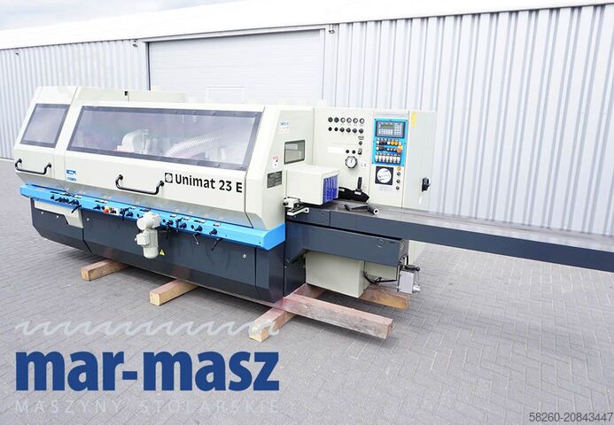 Vier-Seiten-Hobelmaschine WEINIG UNIMAT 23E na 7 głowic