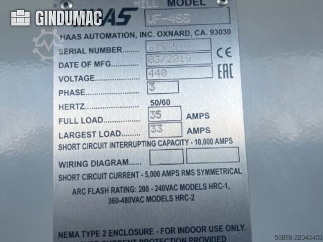 HAAS  VF-4SS HAAS VF-4SS