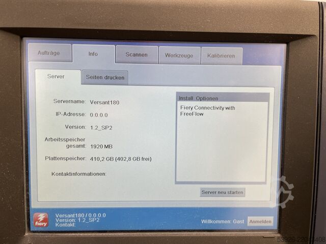 Digital print machine Xerox Versant, paper deck A-GW03/A-CF01 180 Press