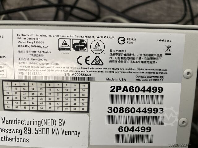 Digital print machine Xerox Versant, paper deck A-GW03/A-CF01 180 Press