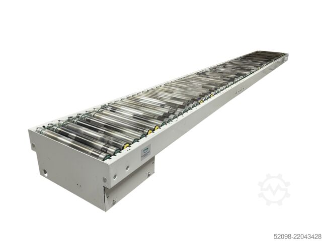 Powered roller conveyor, L: 4,500 mm AMI 1000006171, FB: 450 mm