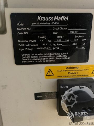 Krauss Maffei precision Molding 160-750 (2022) Krauss Maffei precision Molding 160-750