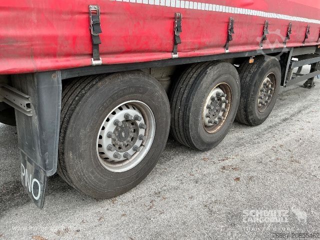 Auflieger mit Pritsche & Plane Schmitz Cargobull Curtainsider Standard