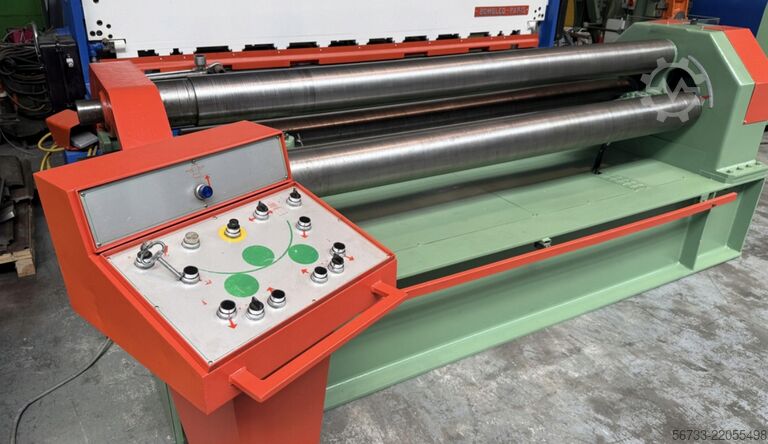 Hydraulic three-roll plate bending machine IMCAR 2550 x 6 / 4 mm