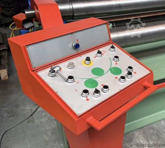 Hydraulic three-roll plate bending machine IMCAR 2550 x 6 / 4 mm