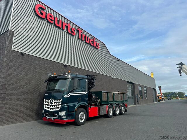 Crane truck Mercedes-Benz Arocs 3251 8X4 TRIDEM + HIAB X-HIPRO 302 E-6 KR...