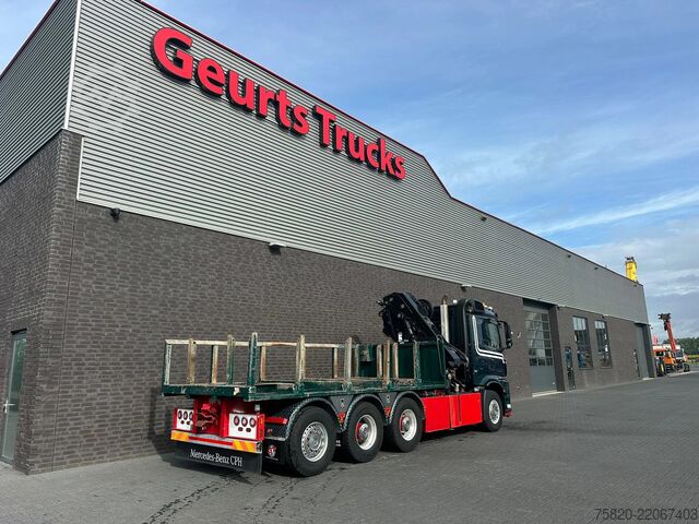 Crane truck Mercedes-Benz Arocs 3251 8X4 TRIDEM + HIAB X-HIPRO 302 E-6 KR...