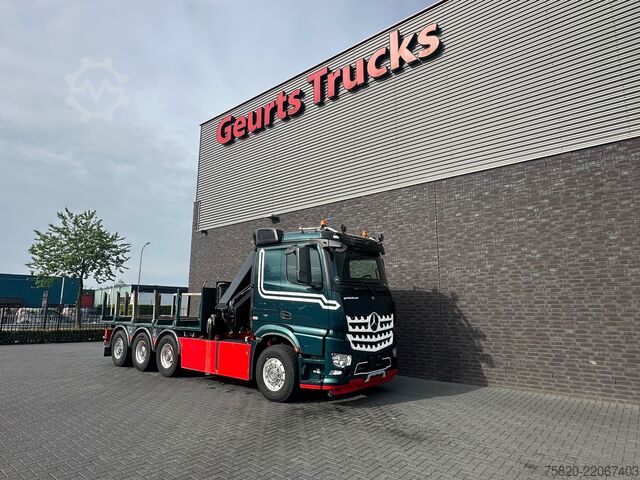 Crane truck Mercedes-Benz Arocs 3251 8X4 TRIDEM + HIAB X-HIPRO 302 E-6 KR...