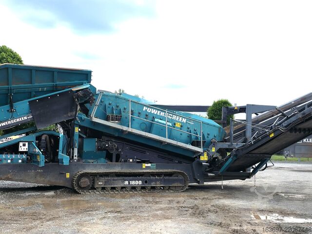 Coarse material screening plant Terex Warrior 1800