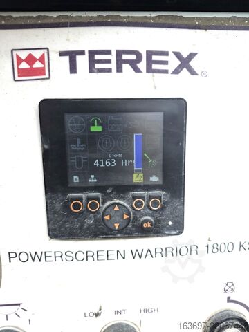 Coarse material screening plant Terex Warrior 1800