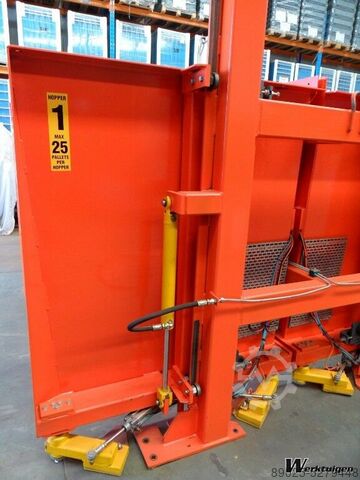 Plattenlagerung Safetech Palletstapelaar