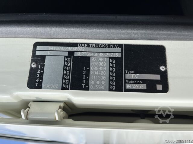 Standard-SZM DAF XF 480 FTP Space Cab / 414 dkm / Stand Klima / ...