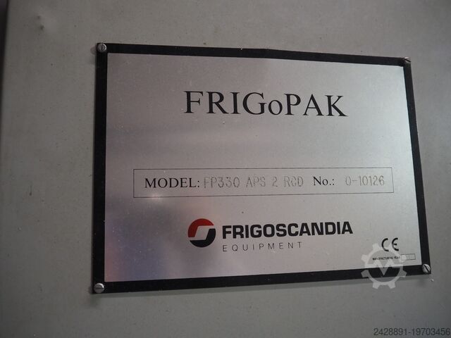 Ammoniak Spiralgefrierschrank, 2 Stück. Frigoscandia, Sabroe Gyrocompact GC76, SAB163HF