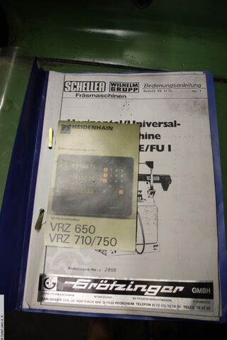 Werkzeugfräsmaschine - Universal Berlett FE1-10