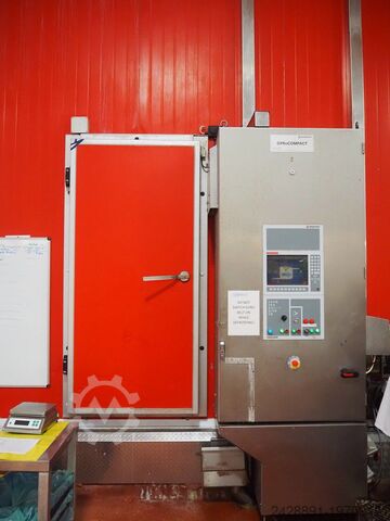 Ammoniak Spiralgefrierschrank, 2 Stück. Frigoscandia, Sabroe Gyrocompact GC76, SAB163HF