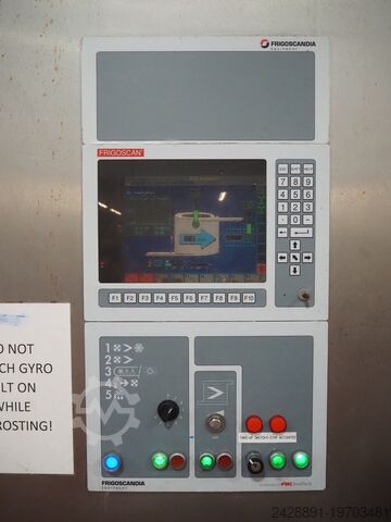 Ammoniak Spiralgefrierschrank, 2 Stück. Frigoscandia, Sabroe Gyrocompact GC76, SAB163HF