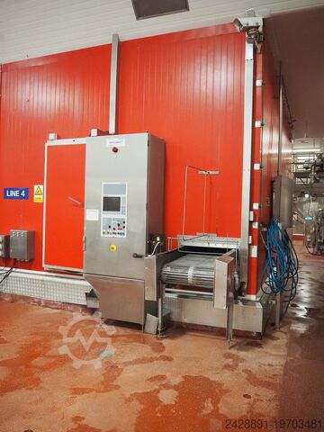 Ammoniak Spiralgefrierschrank, 2 Stück. Frigoscandia, Sabroe Gyrocompact GC76, SAB163HF