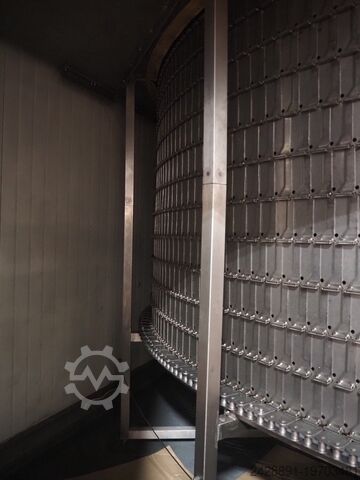 Ammoniak Spiralgefrierschrank, 2 Stück. Frigoscandia, Sabroe Gyrocompact GC76, SAB163HF