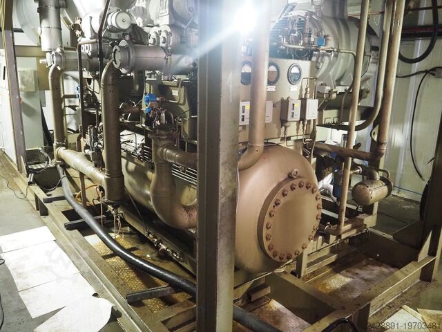 Ammoniak Spiralgefrierschrank, 2 Stück. Frigoscandia, Sabroe Gyrocompact GC76, SAB163HF