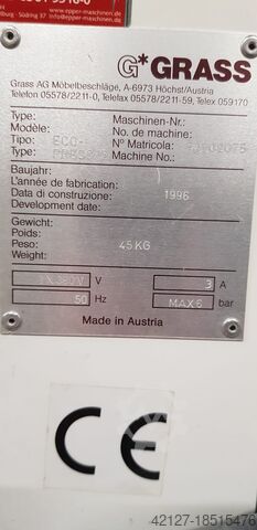 Fitting drilling machine Grass Ecopress