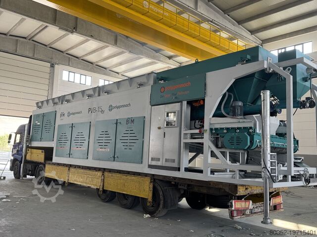 Concrete mixing plant Polygonmach Polygonmach PVB150 Mobile Cold Asphalt & Emulsi...