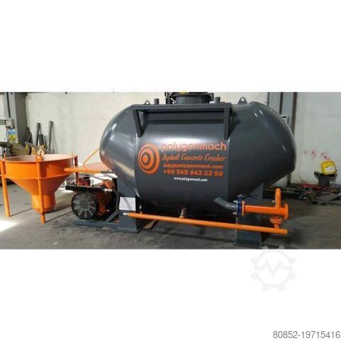 Concrete mixing plant Polygonmach mobile self erecting batching plant big bag loa...
