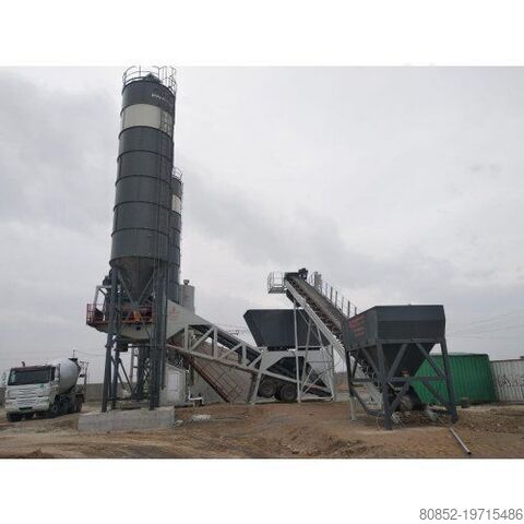 Concrete mixing plant Polygonmach PMC100 90m3 mobile batching plant- self serecti...