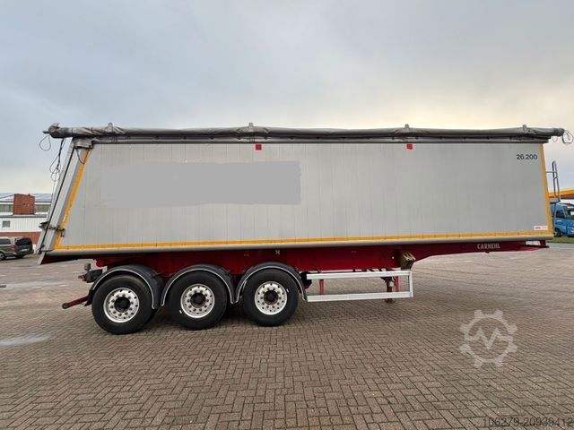 Tipper semitrailer CARNEHL CHKS /A, 45cbm Alumulde, 5900KG