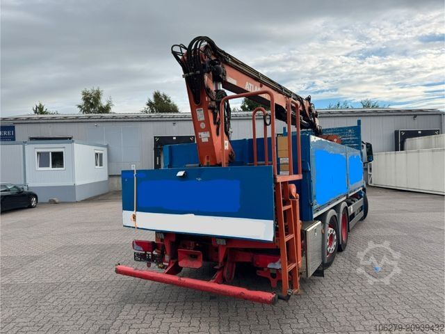 Flatbed truck MAN TGS 26.360/6x2, Atlas 170.2, Lenka.