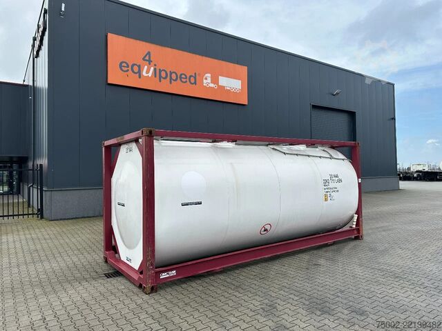Tank container CIMC tankcontainers 20FT ISO /  25.030L / L4BN / 22K2 / T11 / steam...