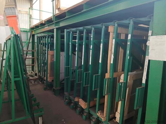 Glass storage rack Hegla Ablage für Glaskisten