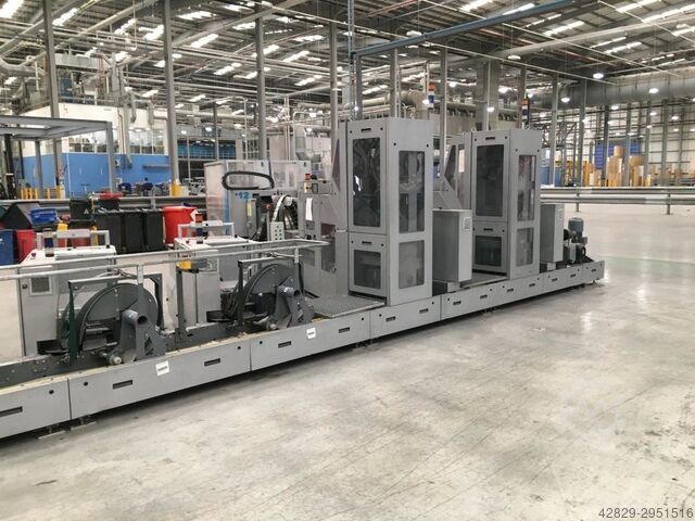 Einsteck- und Foliermaschine Ferag Rollstream / CMC Polywrapping Line