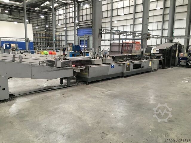 Einsteck- und Foliermaschine Ferag Rollstream / CMC Polywrapping Line