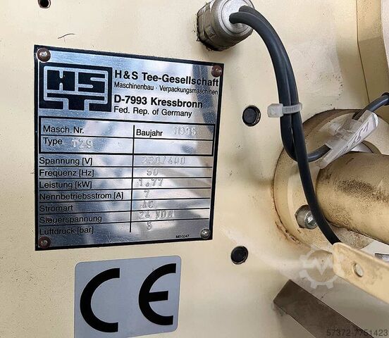 Wrapping Machine H&S Tee-Gesellschaft 130