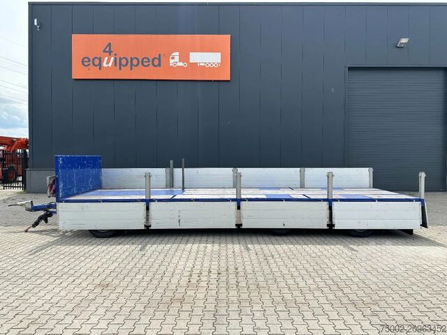 Ladepritsche Floor zeer mooie AXD.330 3-assige aanhanger met alu z...