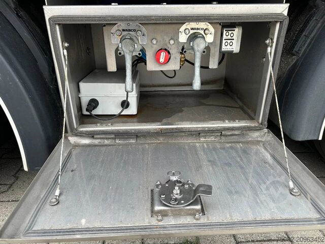 Ladepritsche Floor zeer mooie AXD.330 3-assige aanhanger met alu z...