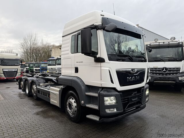 Kipper LKW MAN TGS 35.420 8X2-6 Haken/ Silo M-TEC HLS 20
