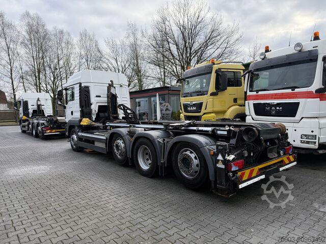 Kipper LKW MAN TGS 35.420 8X2-6 Haken/ Silo M-TEC HLS 20