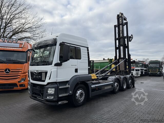 Kipper LKW MAN TGS 35.420 8X2-6 Haken/ Silo M-TEC HLS 20
