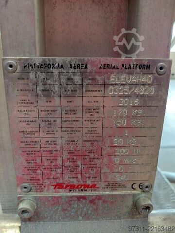 Aerial platform Faraone ELEVAH 40 MOVE