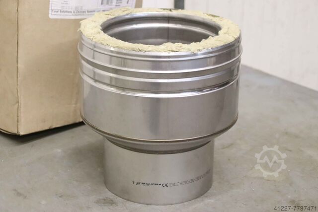 Abgasrohr Übergangsstück Edelstahl Metaloterm ADAS Ø 20 cm PN91564 0914
