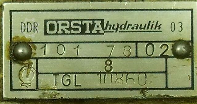 Hydraulic pump ORSTA-Hydraulik 8 TGL 10860