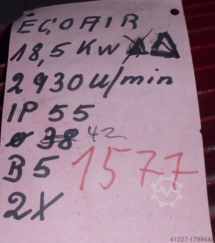 Electric motor 18.5 kW 2930 rpm Ecoair AM 160 L02