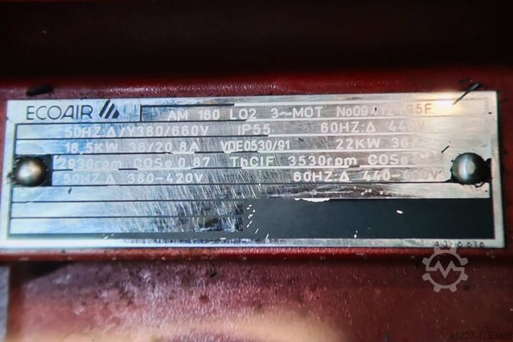 Electric motor 18.5 kW 2930 rpm Ecoair** AM 160 L02
