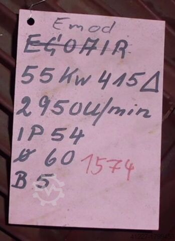 Elektromotor 55 kW 2950 U/min Emod 225M/2 OLS